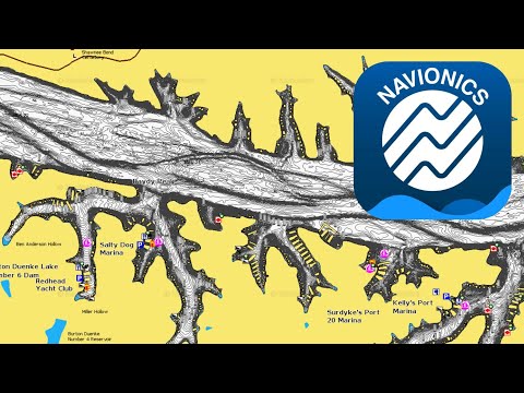How to read a CONTOUR MAP for fishing!