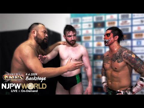 #njSG 4th match Backstage 4/6/24｜SAKURA GENESIS 2024 第4試合 Backstage