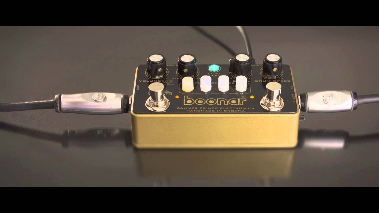 Dawner Prince Electronics - Boonar multi-head drum echo - YouTube