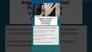 MAIN-MAIN DENGAN ULAR, Pemuda Tewas Dipatuk si Reptil di Bogor, Korban Lain Disebut Kritis