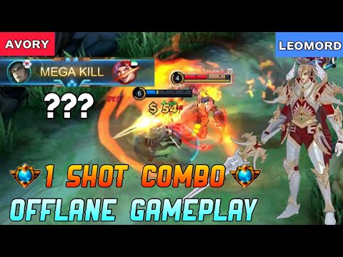 🐎 Enemy Got Destroyed! OFFLANE Gameplay! [Top Global Leomord] Avory - Mobile Legends