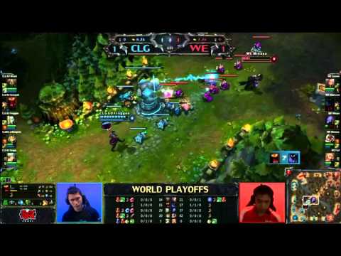 CLG.EU vs WE: Snoopeh flash and epic kill(World Championship)