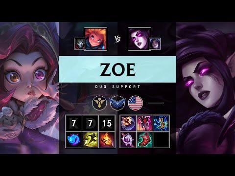 Zoe Support vs Morgana - NA Diamond Patch 25.09