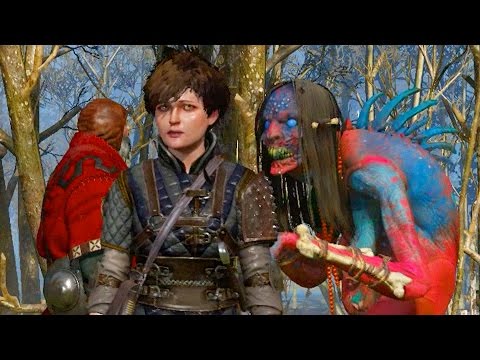 Geralt Lifts Curse from Baron's Wife Anna (Witcher 3 | Velen)