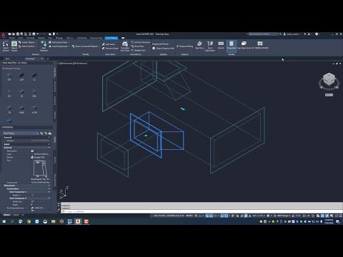 EC-CAD Sheet Metal Training Exercise Part 7: Adding Taps to Ductwork