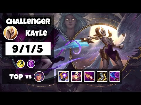Kayle vs Lillia EU Challenger TOP (9/1/5) - v11.18