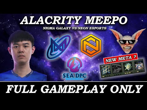 Nigma Pick Meepo to Remain in Division I | Nigma Galaxy vs Neon Esports - Full Gameplay Meepo #65