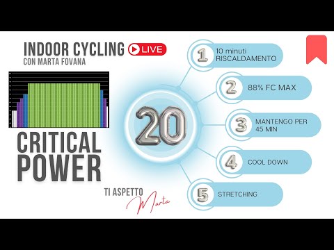 Indoor Cycling con Marta Fovana - Critical Power - Lezione di Spinning 20