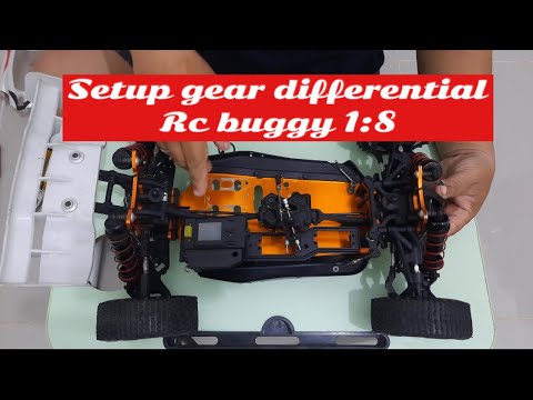 SETUP GEAR DIFFERENTIAL | BUGGY | 1:8 #rcbuggy #rcnitro #rcengine