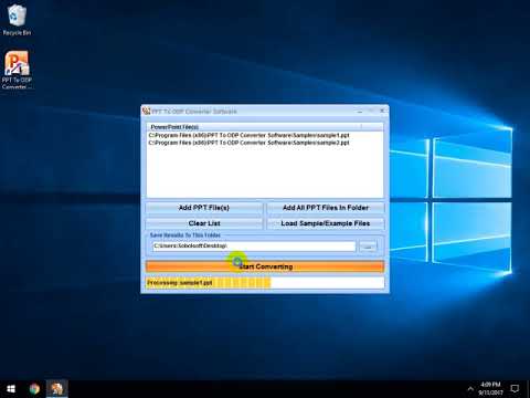 PPT To ODP Converter Software