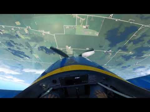 Extra 330LX Inverted Flat/Accelerated Spin From The Instructors Seat!