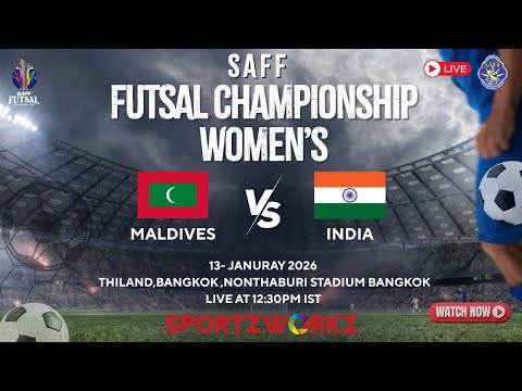 LIVE |SAFF Women’s Futsal Championship 2026 | Day 1 – Match 1 | Maldives vs India