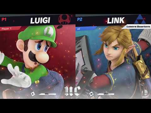SSB105 Losers Quarters - GRZY (Falco, Link) vs mgk (Luigi)