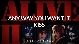 KISS - Any Way You Want It (Subtitulado En Español + Lyrics)