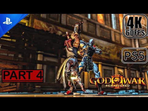 God Of War 3 Remastered PS5 - Gameplay Walkthrough (60FPS 4K) Part 4 No Commentary