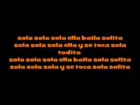 JHONNY D - ELLA BAILA SOLA LYRIC