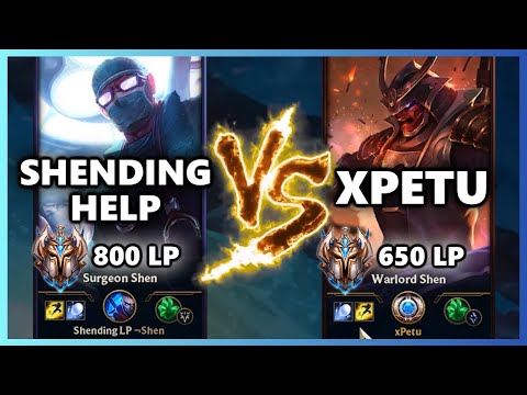 Best Shen OTP in the World? - xPetu vs Shending Help - Shen 1v1 BO5 | League of Legends Shen Gods