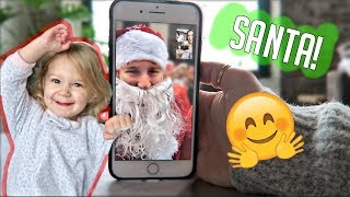 REAL SANTA FACETIME CALL! | VLOGMAS DAY 10