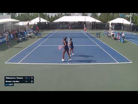 Jaedan Brown/Andrea Cerdan v Dasha Vidmanova/Mell Reasco - UGA v UM - 17.5.23