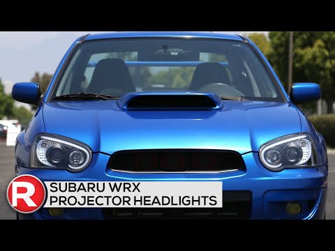 Subaru WRX Projector Headlights (2004-2005) Features Review - Spec-D Black / Tinted / Chrome
