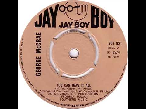 UK New Entry 1974 (283) George McCrae - You Can Have It All
