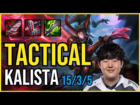 TACTICAL - KALISTA vs. JHIN ADC | NA CHALLENGER | PATCH 11.2