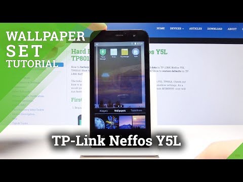 How to Pick Wallpaper Image on TP-Link Neffos Y5L - Change Screen Wallpaper
