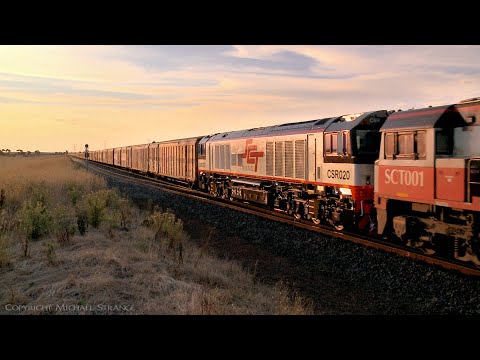 SCT 5PM9 Freight Train With CSR020 First Run To Victoria (16/1/2022) - PoathTV Australian Railways