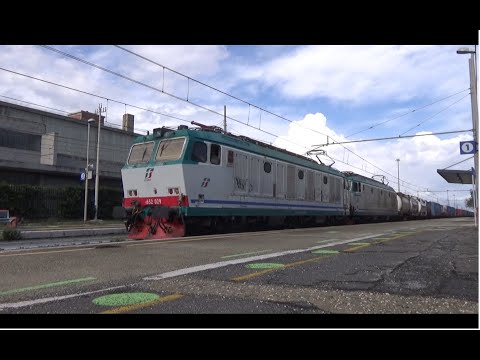 DOPPIA TRAZIONE DI E652 per il Milano Smistamento - Bicocca, in transito a Pomezia!!