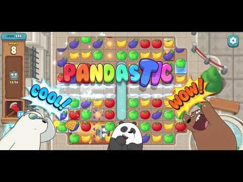 We Bare Bears the Puzzle for Kakao Level 592 - No Boosters