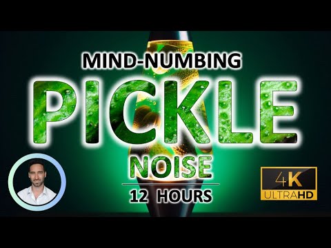 Mind-numbing Pickle Sleep Noise | Rapid Deep Sleep | 12 Hours | BLACK SCREEN | Anxiety Relief