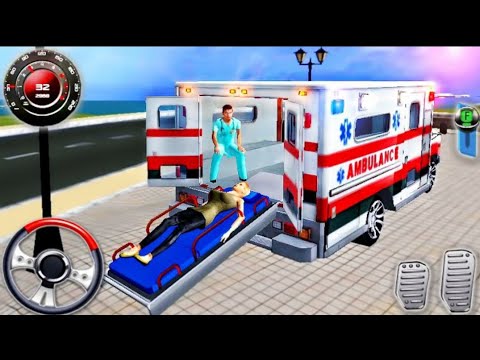 Ambulance Robot Car Transform - Emergency Robot City Rescue Simulator - Android ios Gameplay