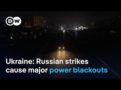 烏克蘭電力系統還能承受多少波攻擊？| DW News (How many more waves of attacks can Ukraine's power system endure? | DW News)