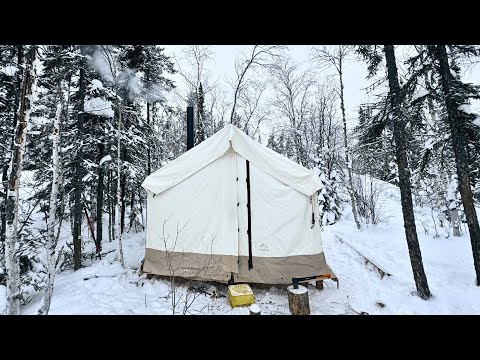 Coldest Canvas Tent Craziness