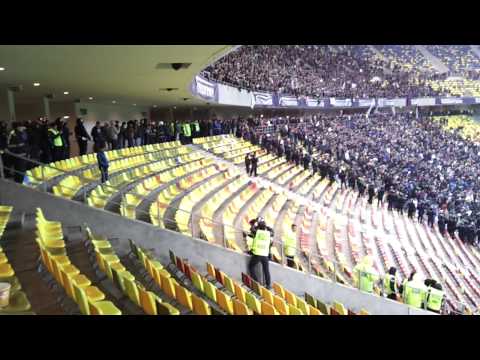 Agitație in peluza sud Steaua-Dinamo retur 2014