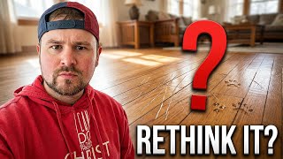 If you have pets You may want to Rethink Natural hard-wood floors