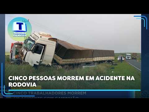 Cinco pessoas morrem em acidente na rodovia  - Tribuna da Massa 27/08/2026