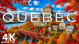 🍁 Autumn Quebec, Canada 4K UHD 🍂 Explore the Breathtaking Fall Colors & Scenic Beauty of Quebec