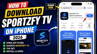 How to Download SportzFy TV on iPhone (2026) | App Store