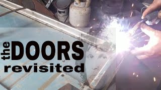 Land Rover Door frame Rust Repairs- Make and fit new bottom frame section