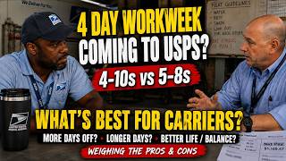 USPS 4 DAY WORKWEEK WHAT THEY’RE REALLY TESTING RIGHT NOW…