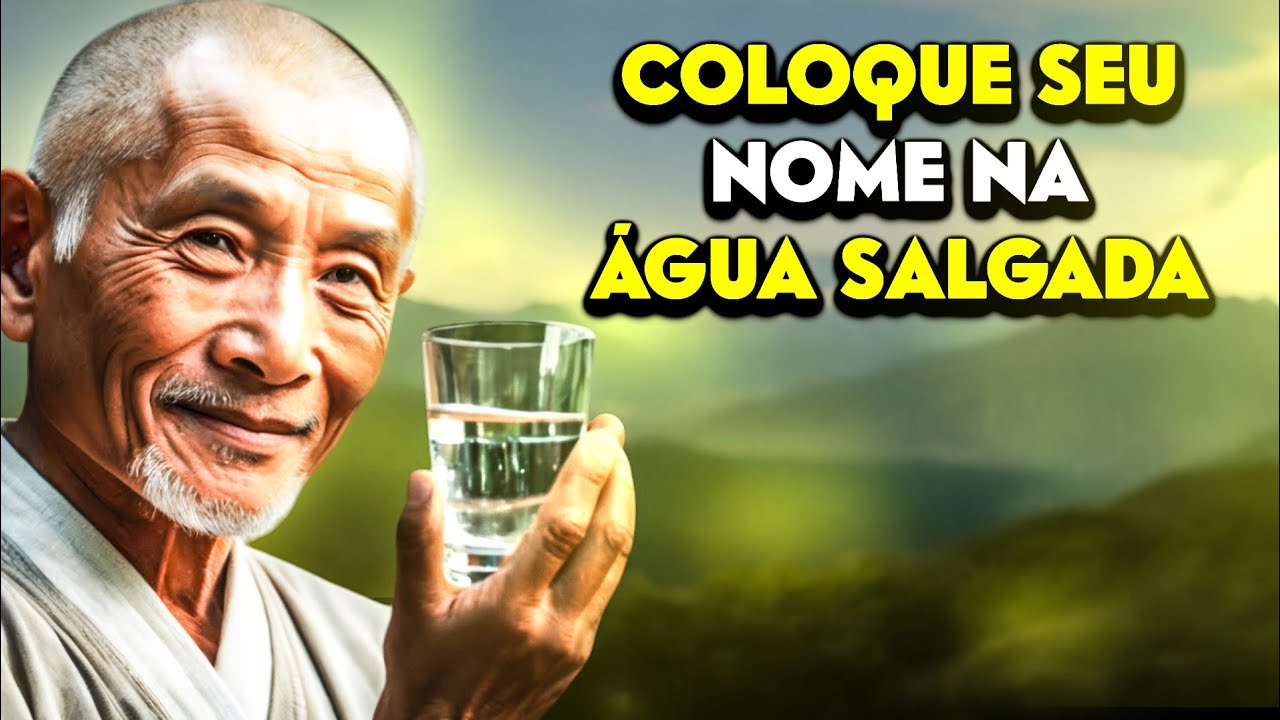 Coloque SEU NOME em ÁGUA SALGADA e prepare-se para ter tudo o que deseja