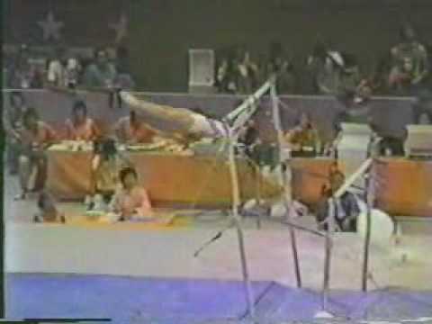 Laura Cutina 1984 Olympics Optionals Bars