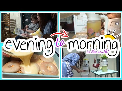 I'll keep watching her...😆 | Overnight Bagel Sandwiches | Evening to Morning Homemaking in the South
