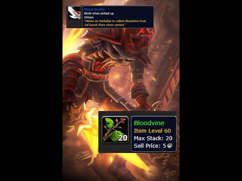 Bloodvine SOLO herb Rogue Farm (Classic WoW)