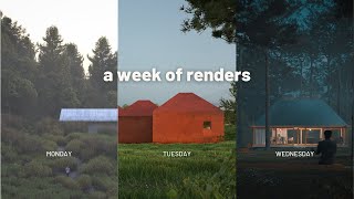 I RENDERED an image EVERYDAY for a week! This is what I learned.