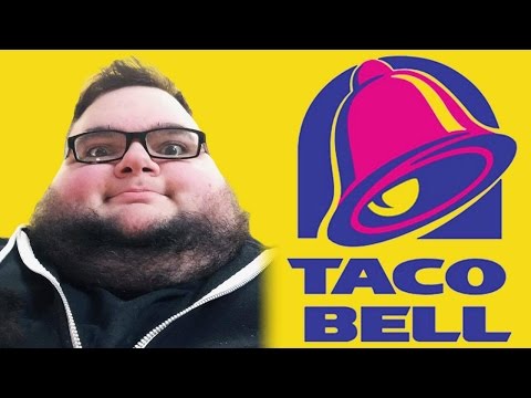 EATING TACO BELL OFF OF MY YOUTUBE SILVER PLAY BUTTON