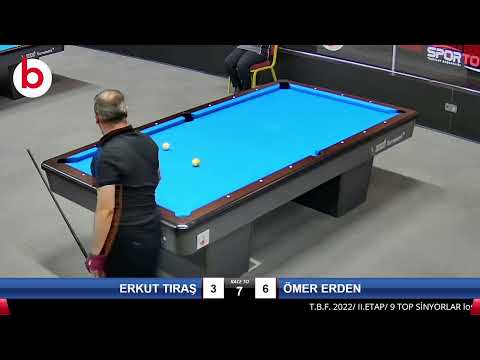 ERKUT TIRAŞ & ÖMER ERDEN Bilardo Maçı - 