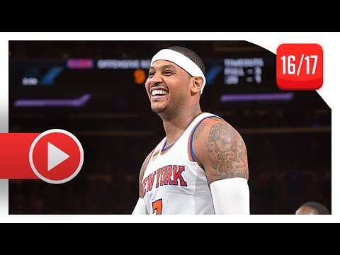 Carmelo Anthony Full Highlights vs Hawks (2016.11.20) - 31 Pts, 7 Reb, MVP MODE!