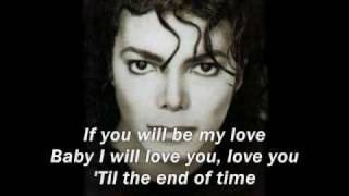 Michael Jackson - Butterflies with Lyrics